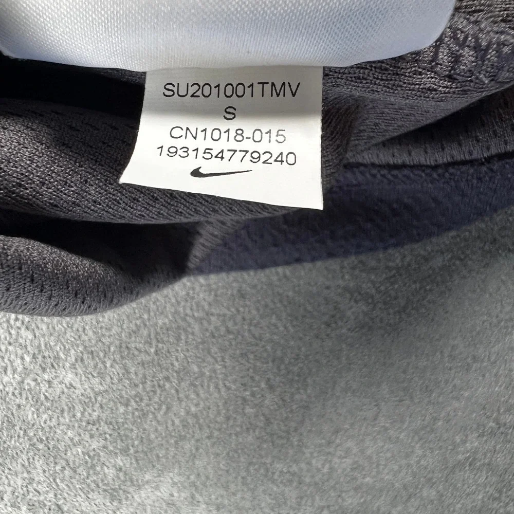 Nike Mens Dri-FIT Quarter Zip Pullover Charcoal Grey Small